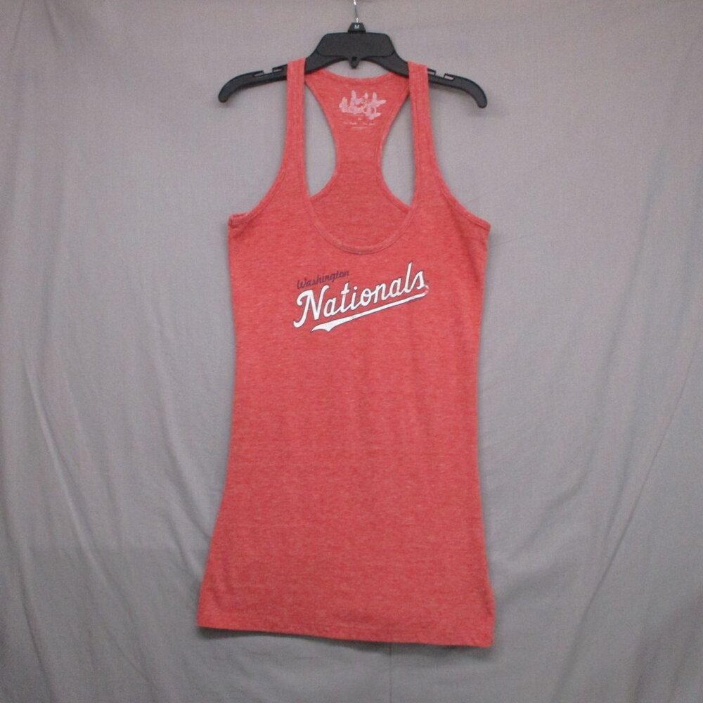 Touch Nationals Long Tank Top Racer Back Red Women Size | M